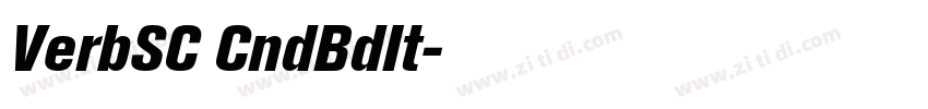 VerbSC CndBdIt字体转换